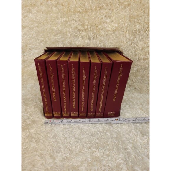 The New International Websters Pocket Complete Dictionary 8-Book Set By Trident - Picture 2 of 10